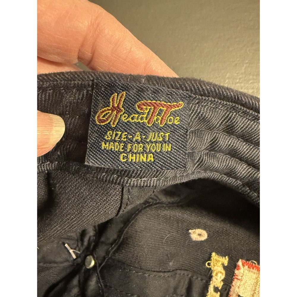 Ferrari Vintage Navy Adjustable Hat Embroidered Collaboration With 1st MAC USMC - Picture 7 of 10